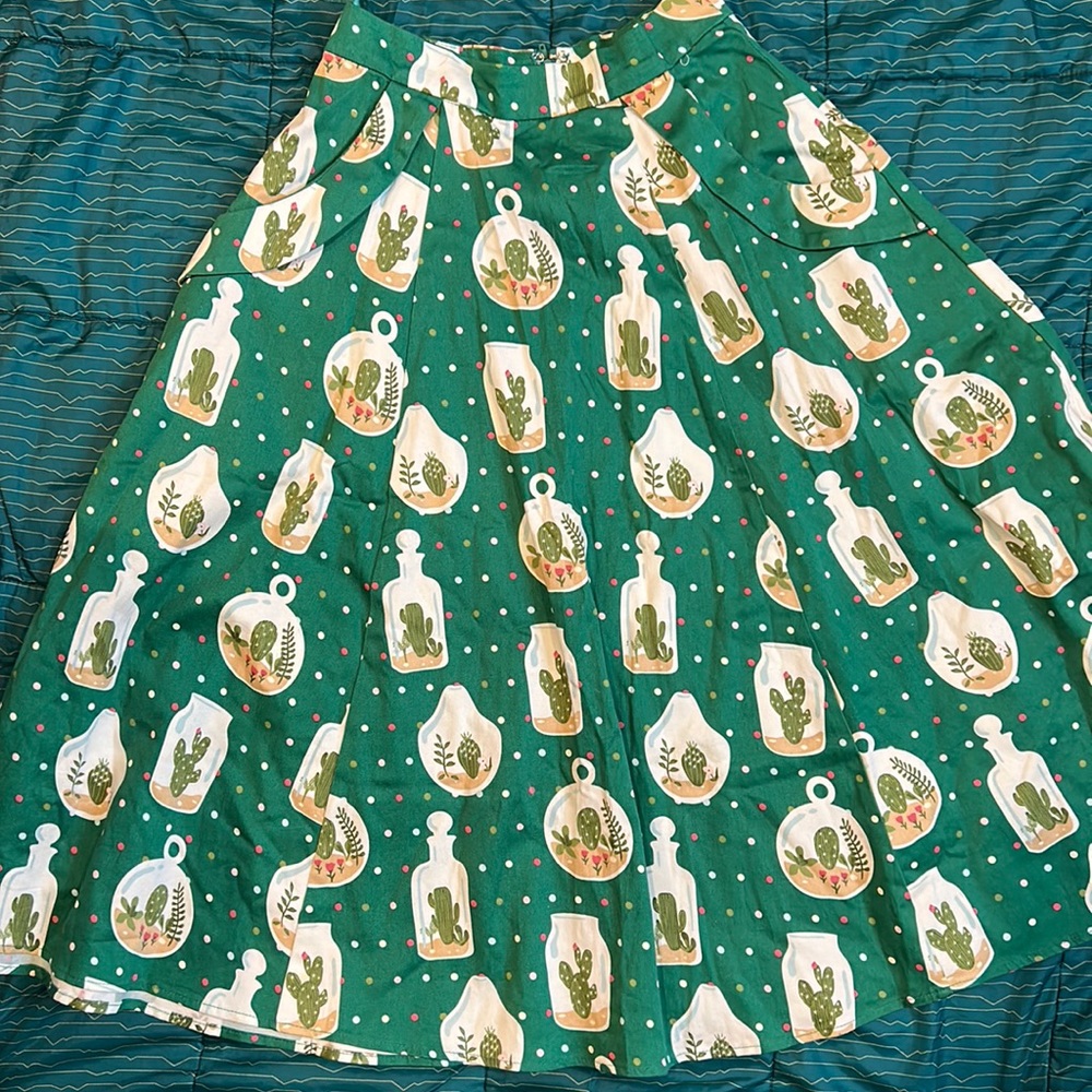 Cactus a line skirt